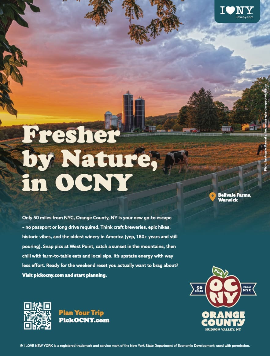 Orange County, New York Tourism Ad